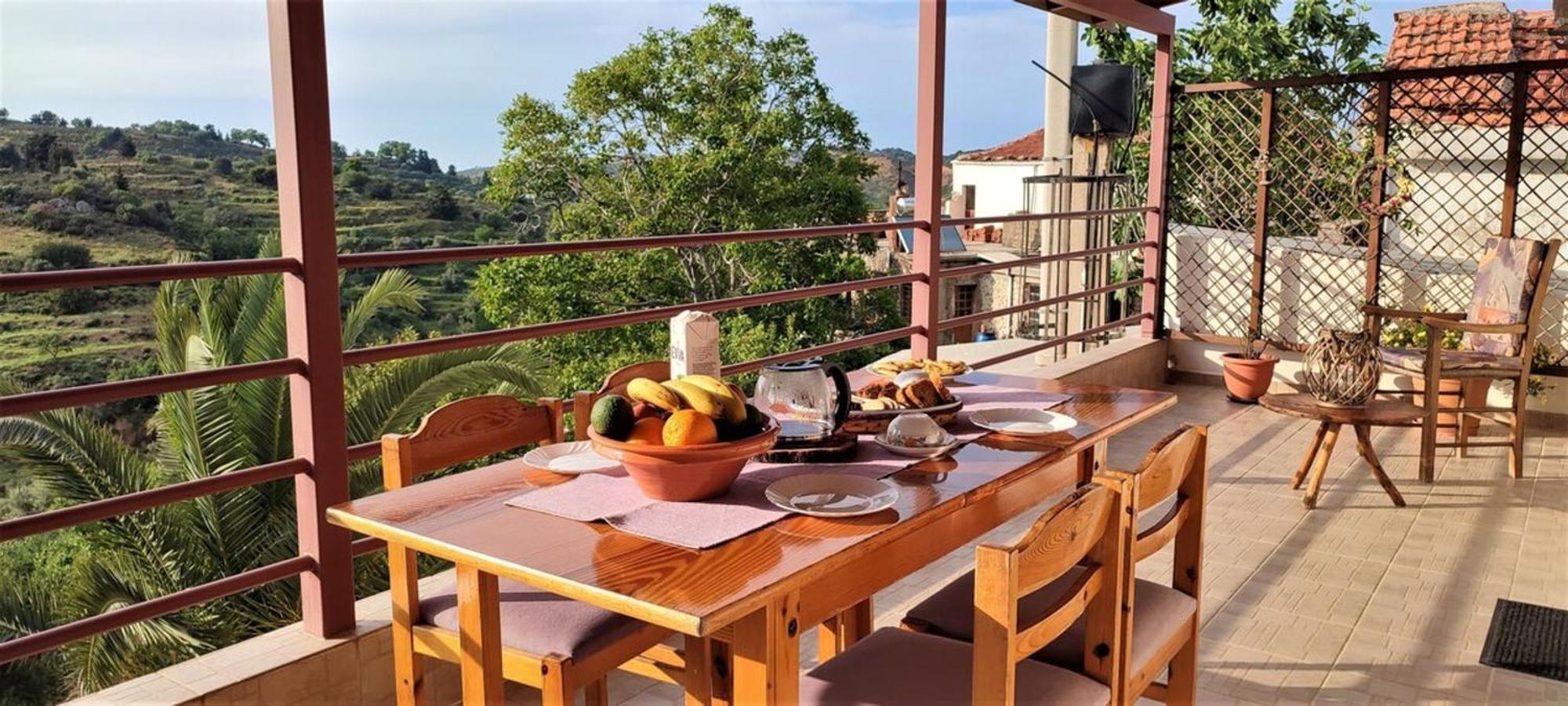 Aoria Traditional House With Stuning Mountain View Loulos Exteriör bild