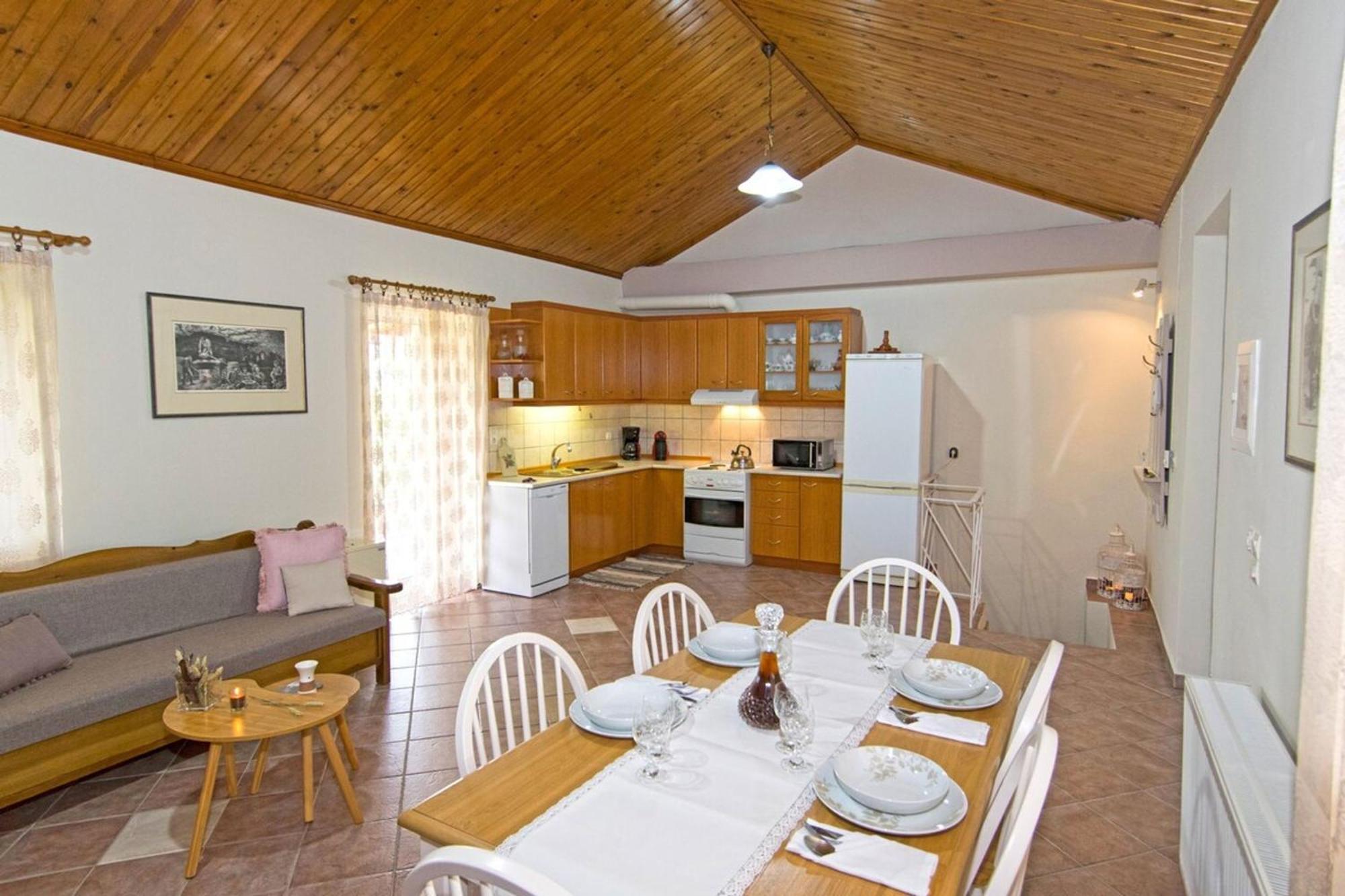 Aoria Traditional House With Stuning Mountain View Loulos Exteriör bild